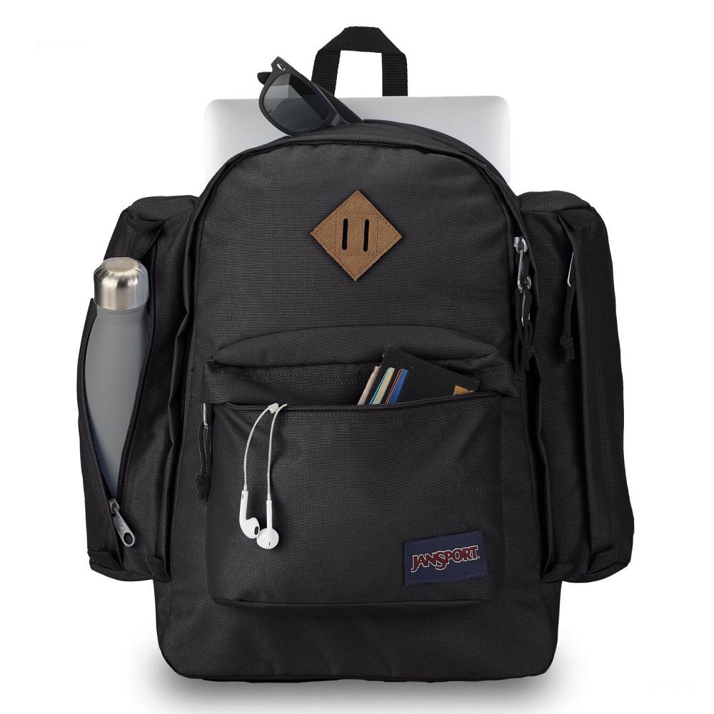 Sac à Dos Scolaire JanSport Field Pack Noir | KBR-78699993